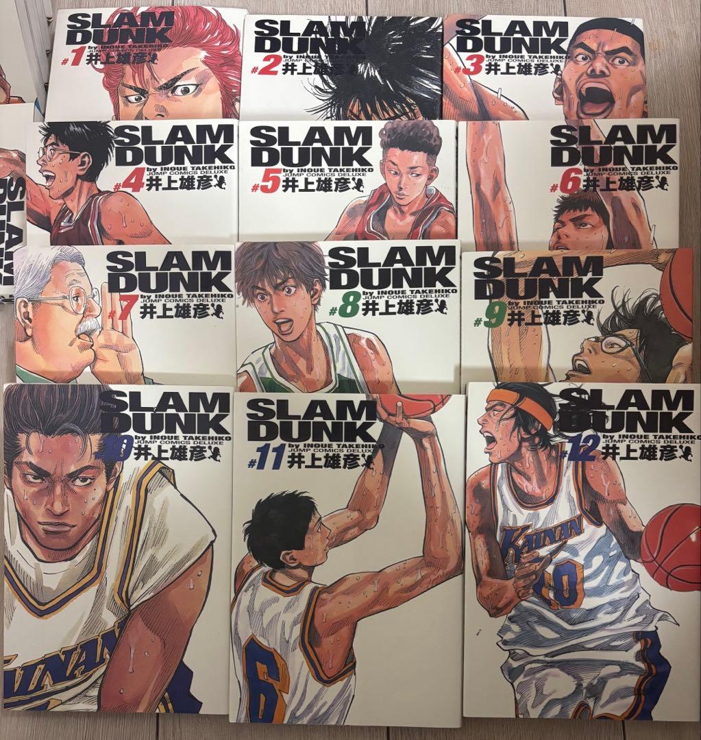 【美品】SLAM DUNK 完全版 1-24巻全巻セット　おまけ付　イラスト集等