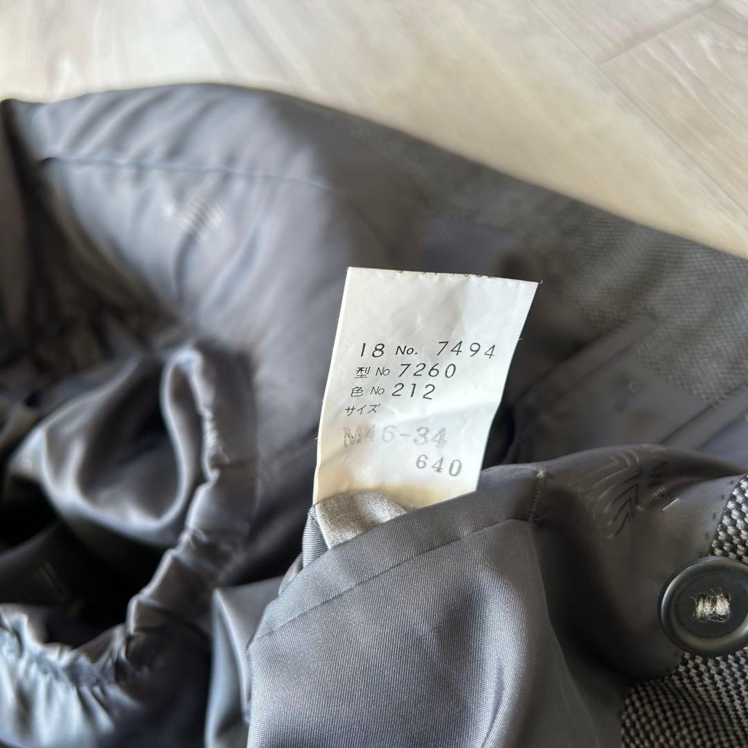 LANVIN ランバン ダブルブレストテーラードジャケット グレー メタルボタン