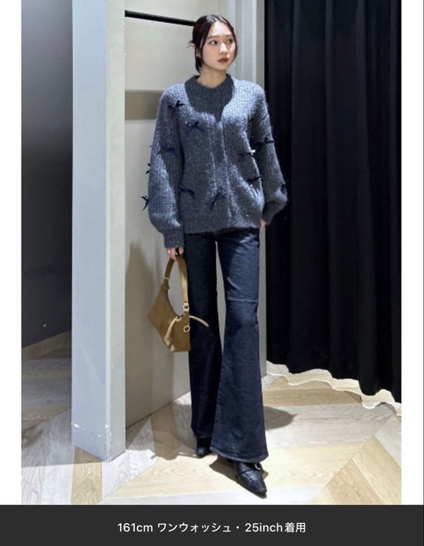 MOUSSY MVS FLARE フレアデニム ワンウォッシュ《4月中旬まで》
