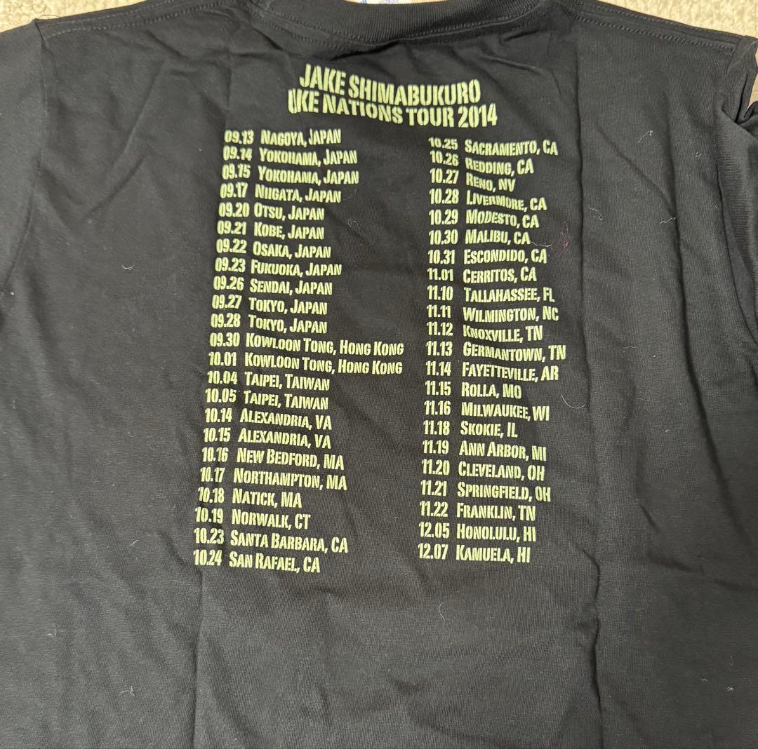 値引可‼️レア　新品ジェイクシマブクロのツアーTシャツ2枚とウクレレ楽譜など