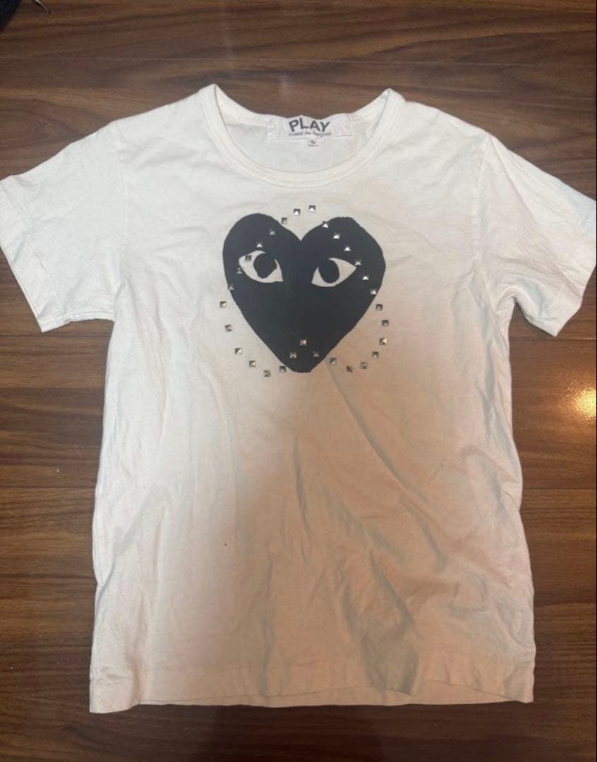 【お値下げ・翌日発送◯】PLAY ハートデザイン Tシャツ　コムデギャルソン