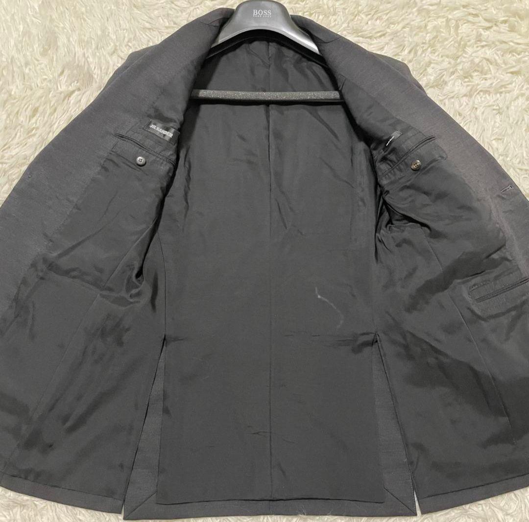 17ss ジルサンダー テーラードジャケット ブレザー ソリッド グレー系 M