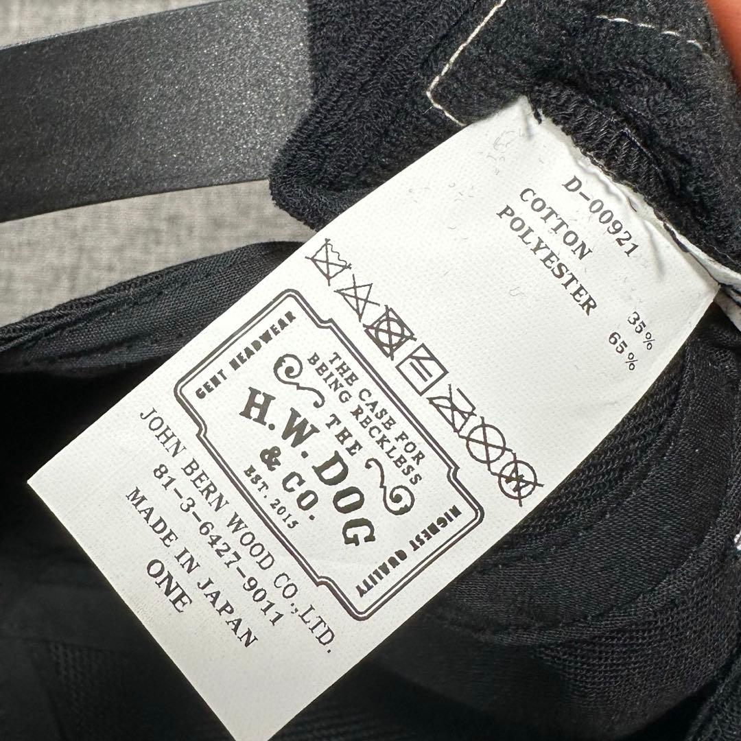 帽子 24SS THE H.W.DOG&CO. BOX CAP [D-00921]
