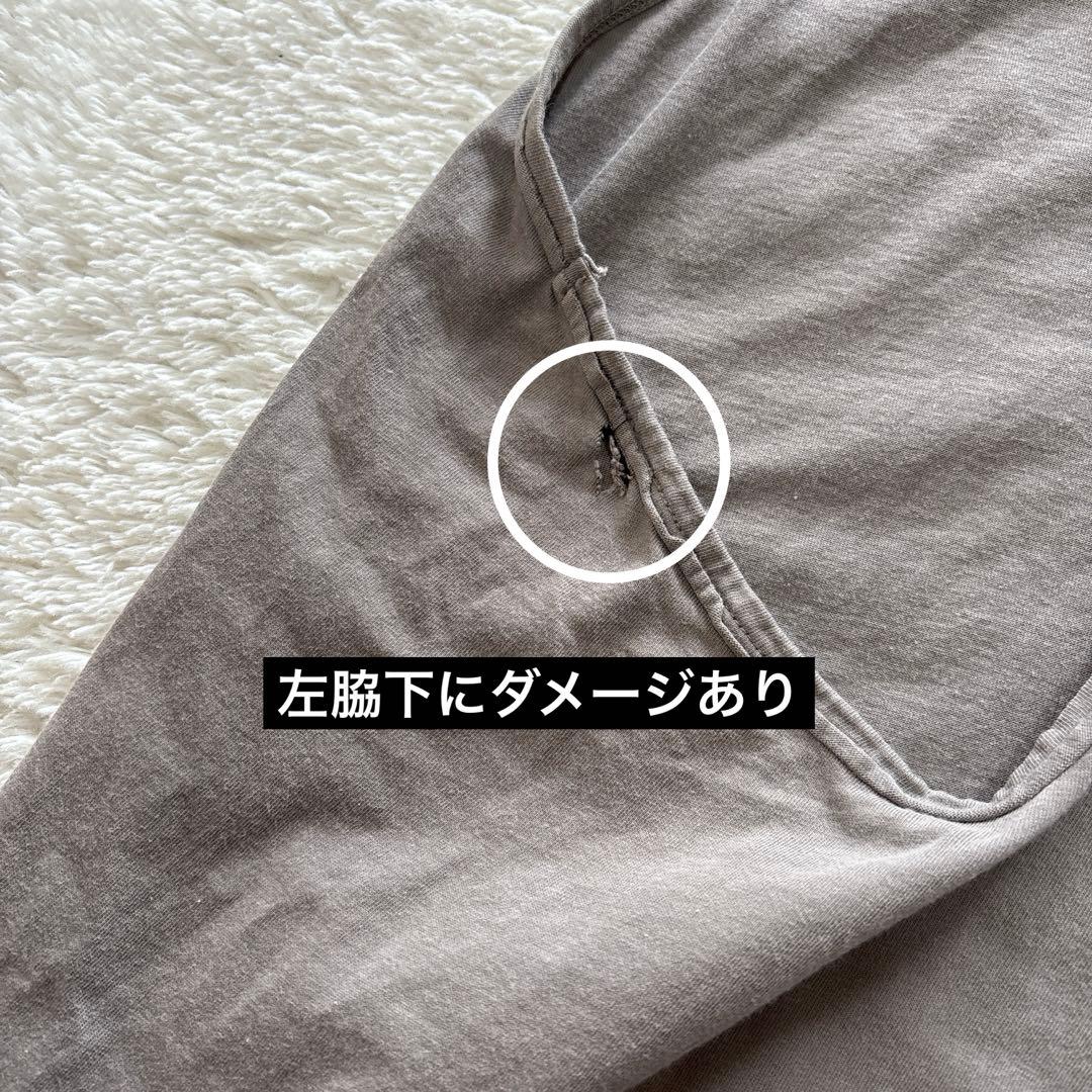 リックオウエンス ダークシャドウ　タンクトップカットソー　DUST