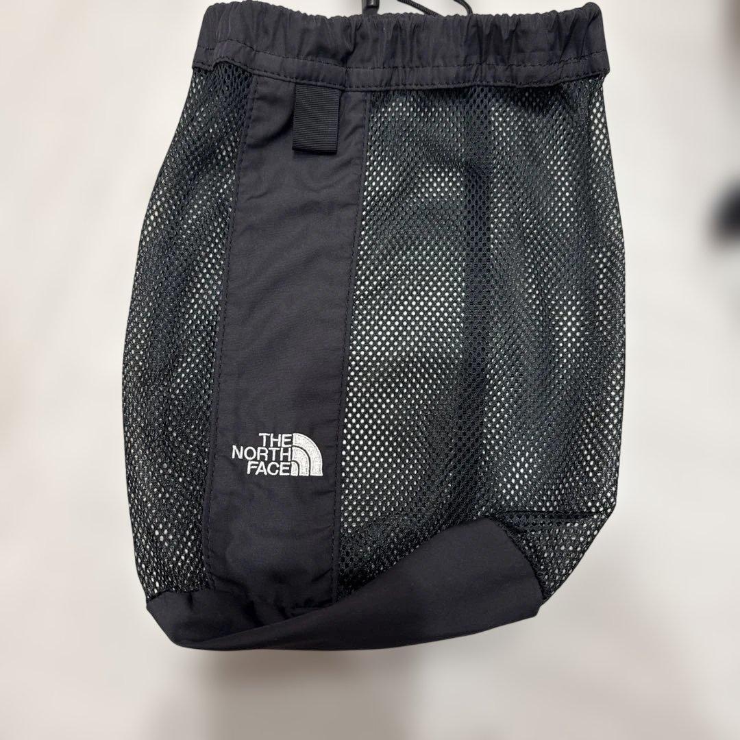【超美品】THE NORTH FACE ノースフェイスメッシュ収納袋 ブラック