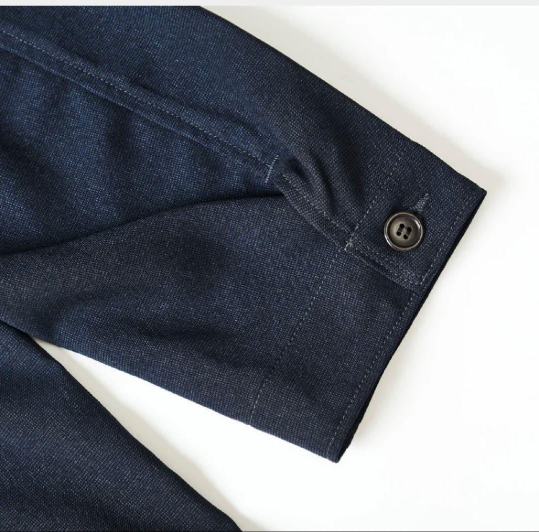 着用1回 美品 POST O'ALLS OK Rider Navy ポリツイード