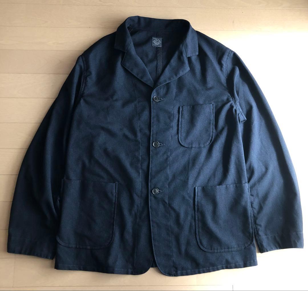 着用1回 美品 POST O'ALLS OK Rider Navy ポリツイード