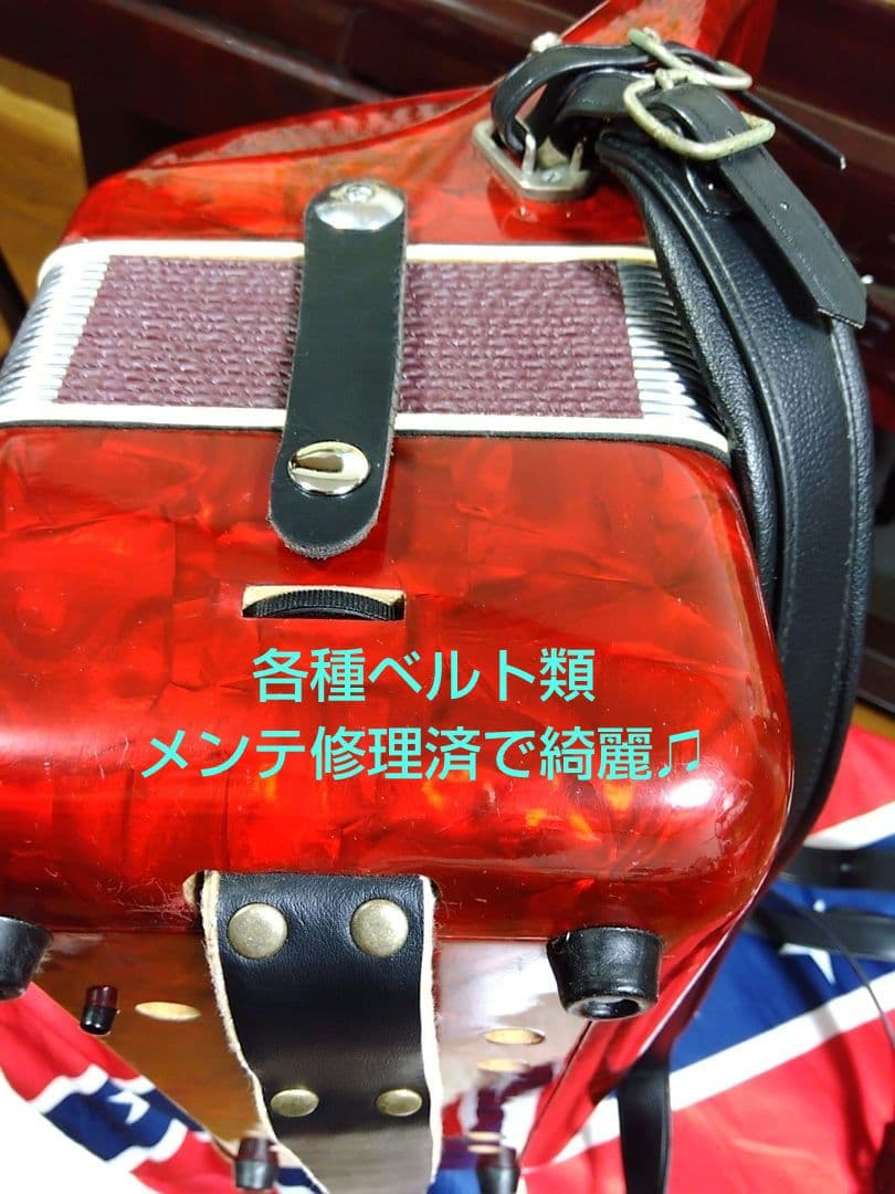 【即演奏可】TOMBO T32 アコーディオン 整備簡易調律済 30鍵32ベース