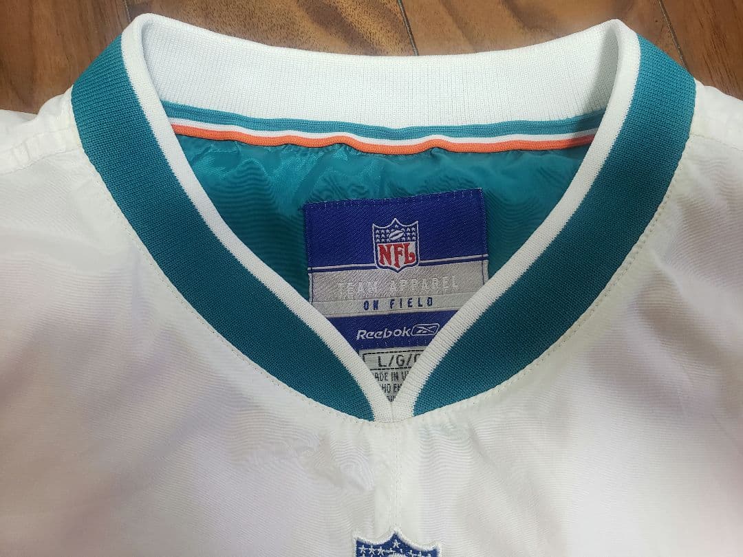 Miami Dolphins マイアミドルフィンズ　ナイロンプルオーバー
