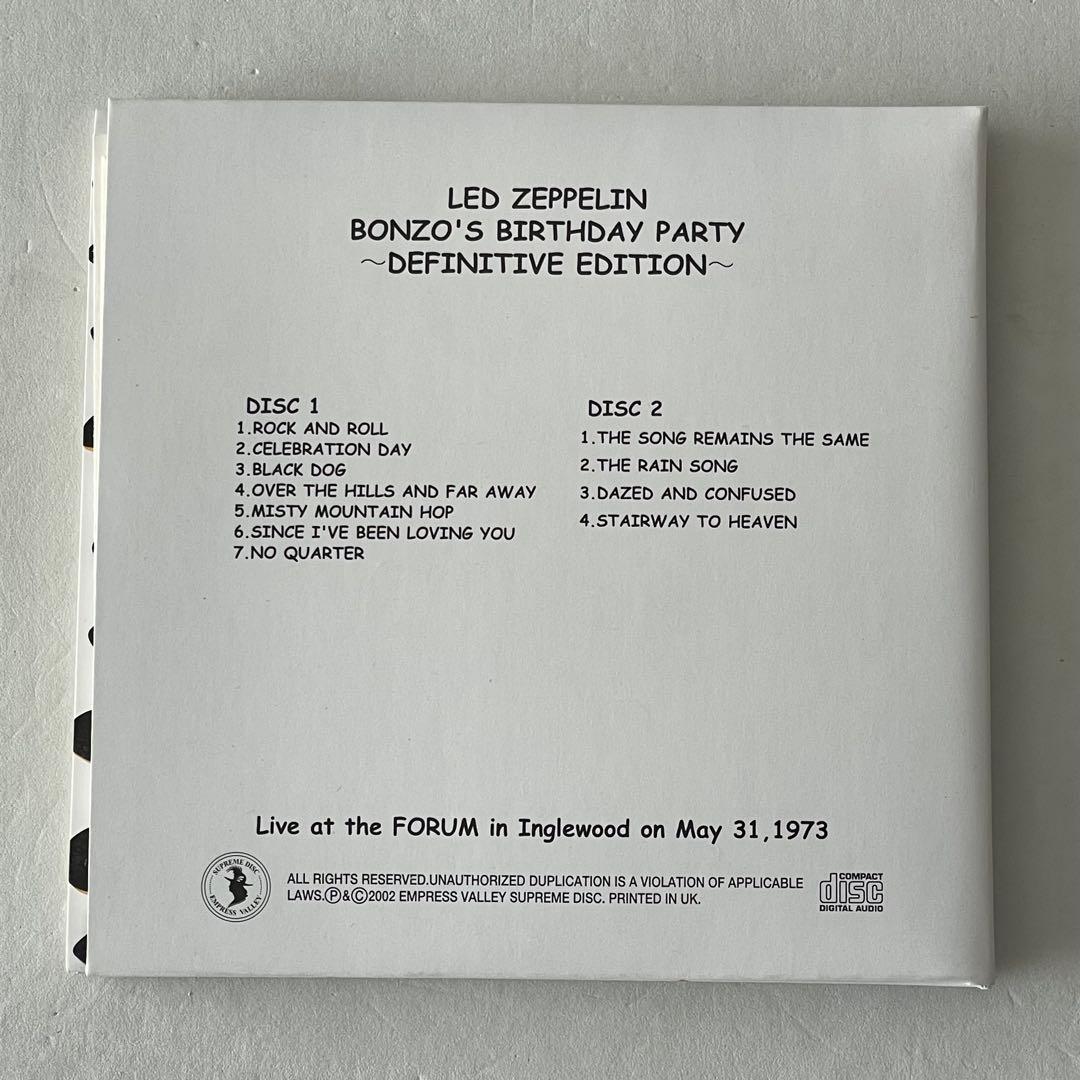 必見です！レッド・ツェッペリン Bonzo's Birthday Party