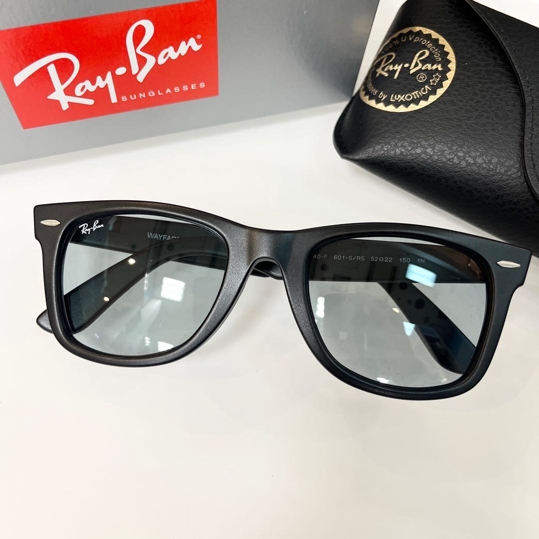 横浜即発送RayBanWAYFARER マットブラック/ライトグレイ木村拓哉さん