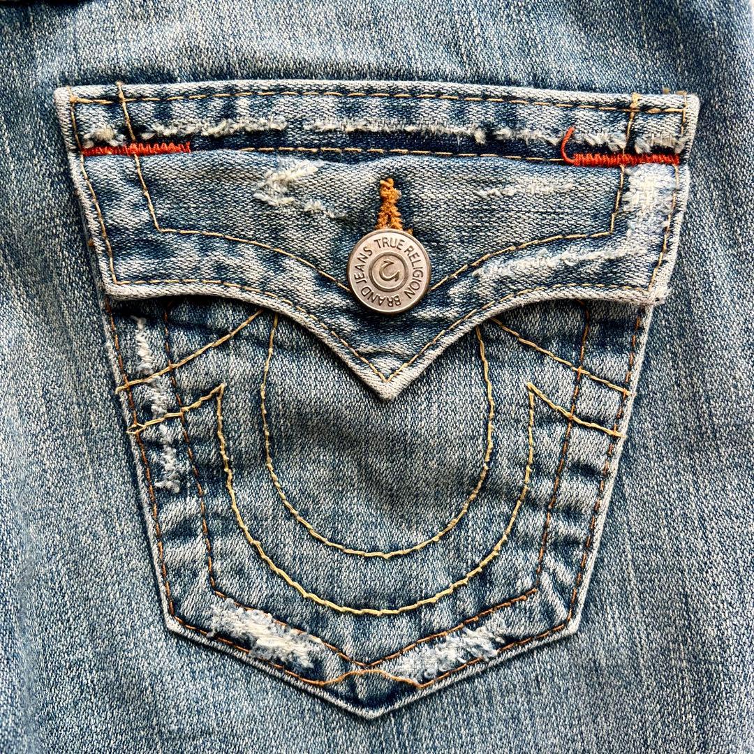 【希少】00s TRUE RELIGION JOEY BIG T y2k フレア