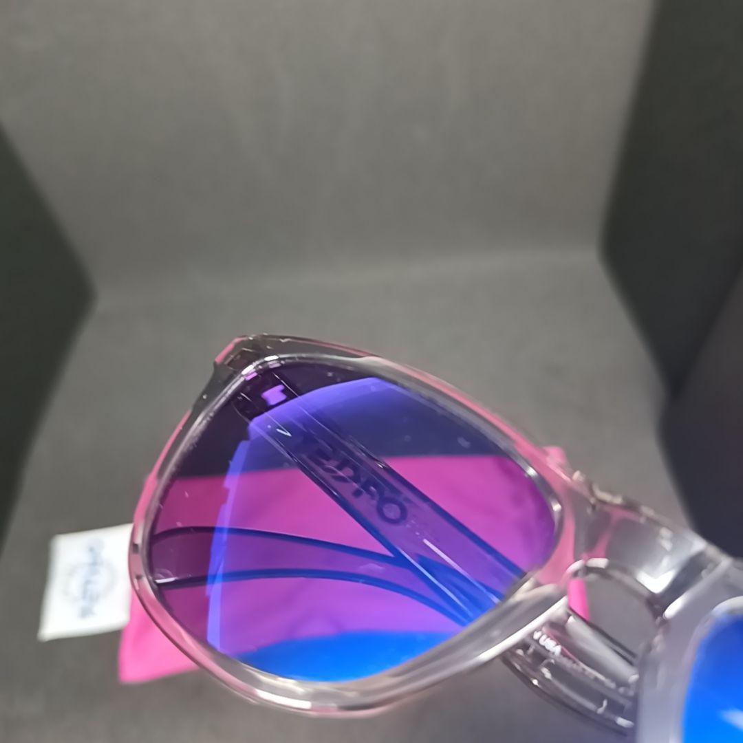 MADE IN USA オークリー　FrogSkins　クリアフレーム
