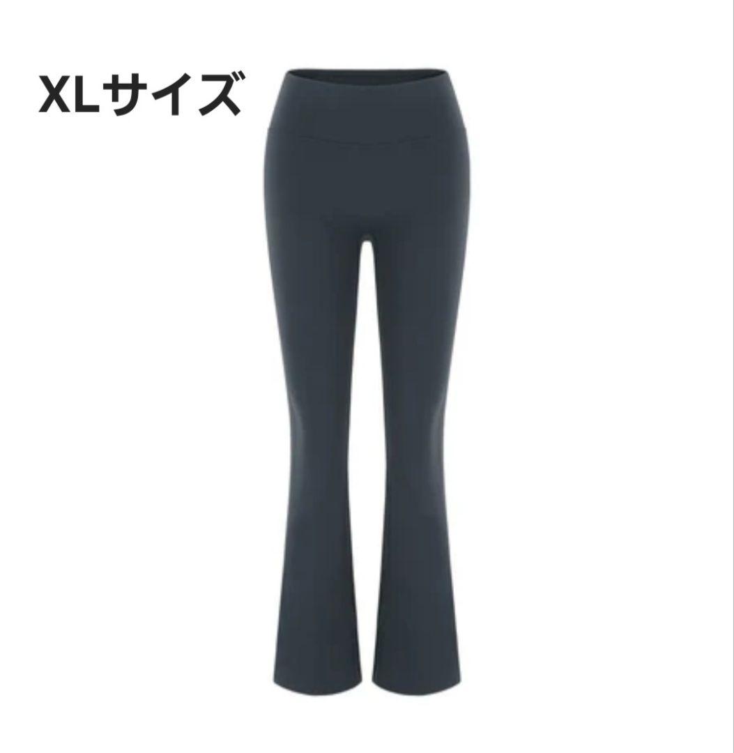 新品　アンダール裏起毛シャロンフレアレギンス ロング　XL