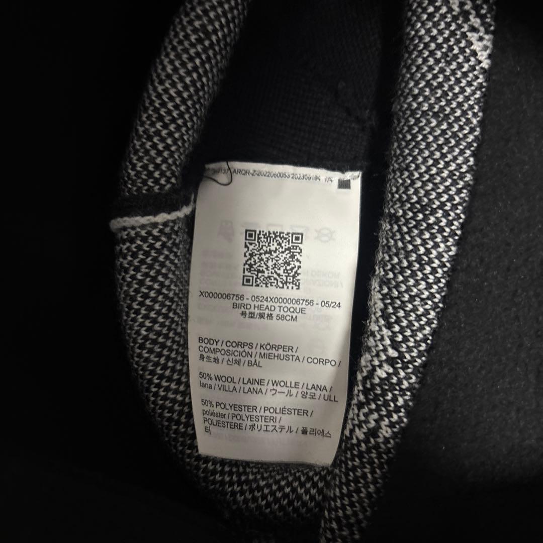ARC'TERYX ニット帽 ブラック スケルトンデザイン