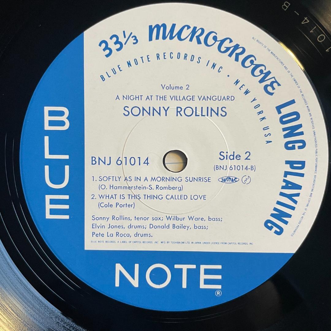 洋楽 Sonny Rollins A Night at the Village...2