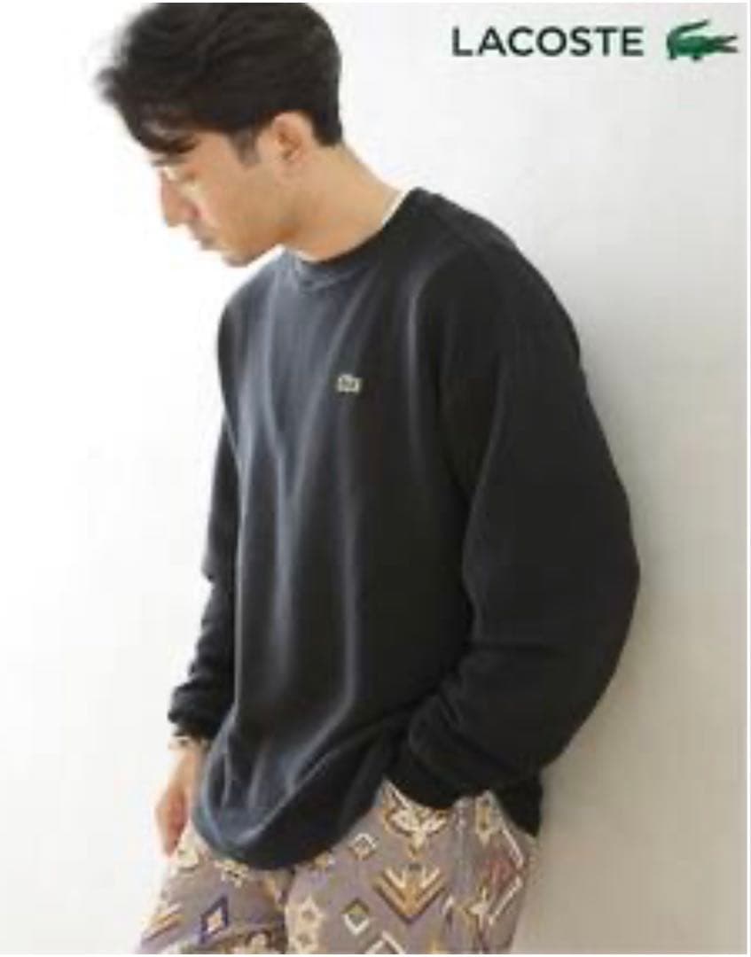 【ラコステ】別注 オーバーサイズ ヘビーピケ L/S Tシャツ