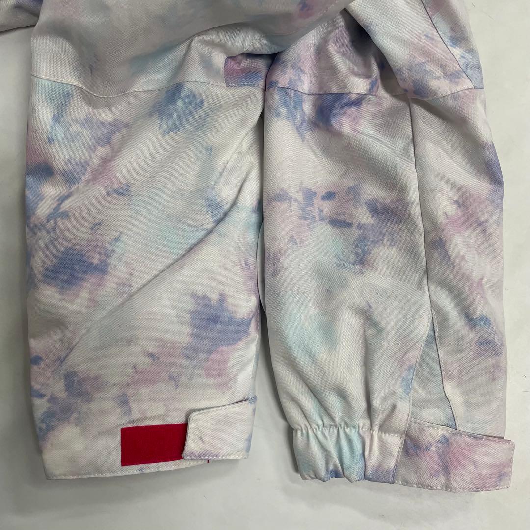 ARBN白×ピンク スキーウェア上下セット 130cm AB33WW1406J②
