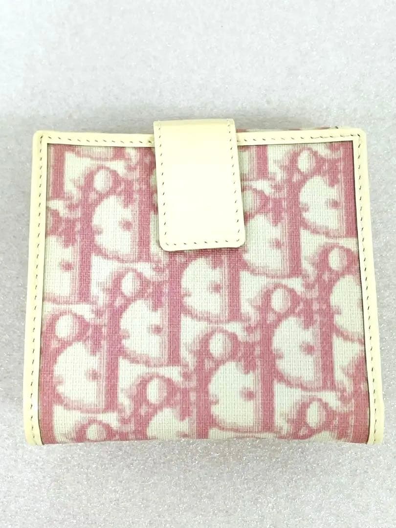 ⭐️美品⭐️Christian Dior トロッター 二つ折り財布 ピンク
