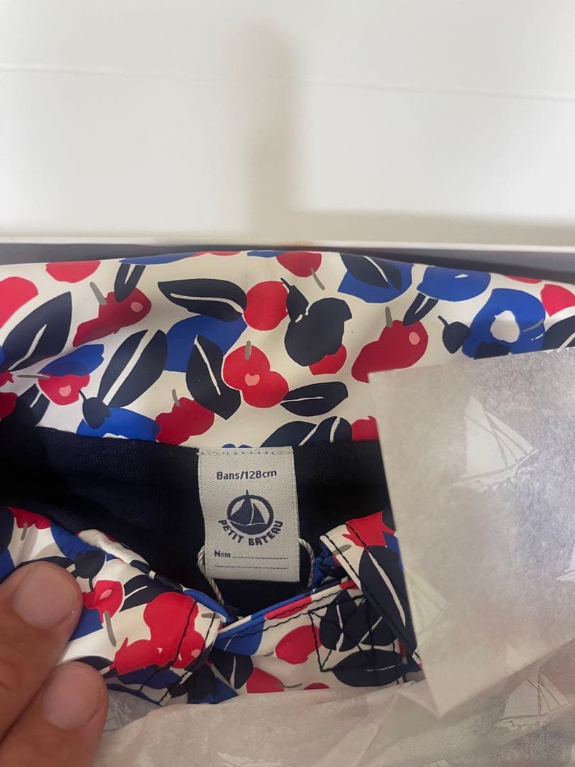 【新品未使用】Petit Bateau 子供レインコート　プチバトー