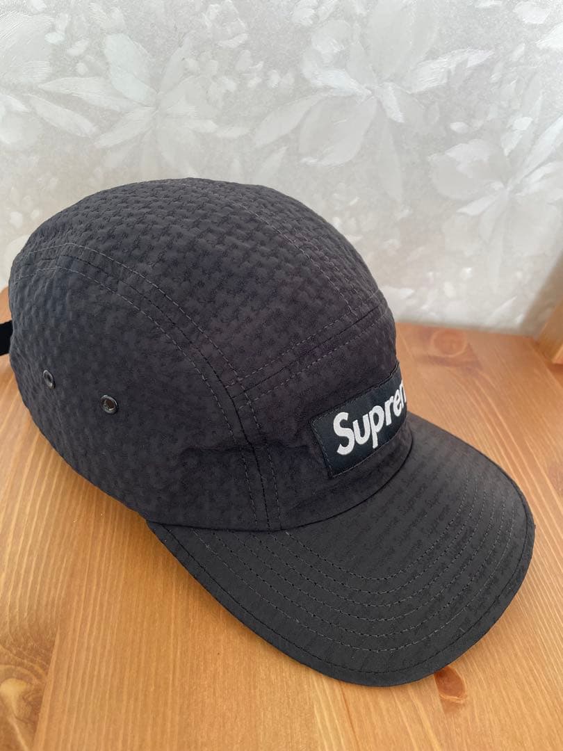 supreme Camp Cap ナイロンキャップ　ブラック