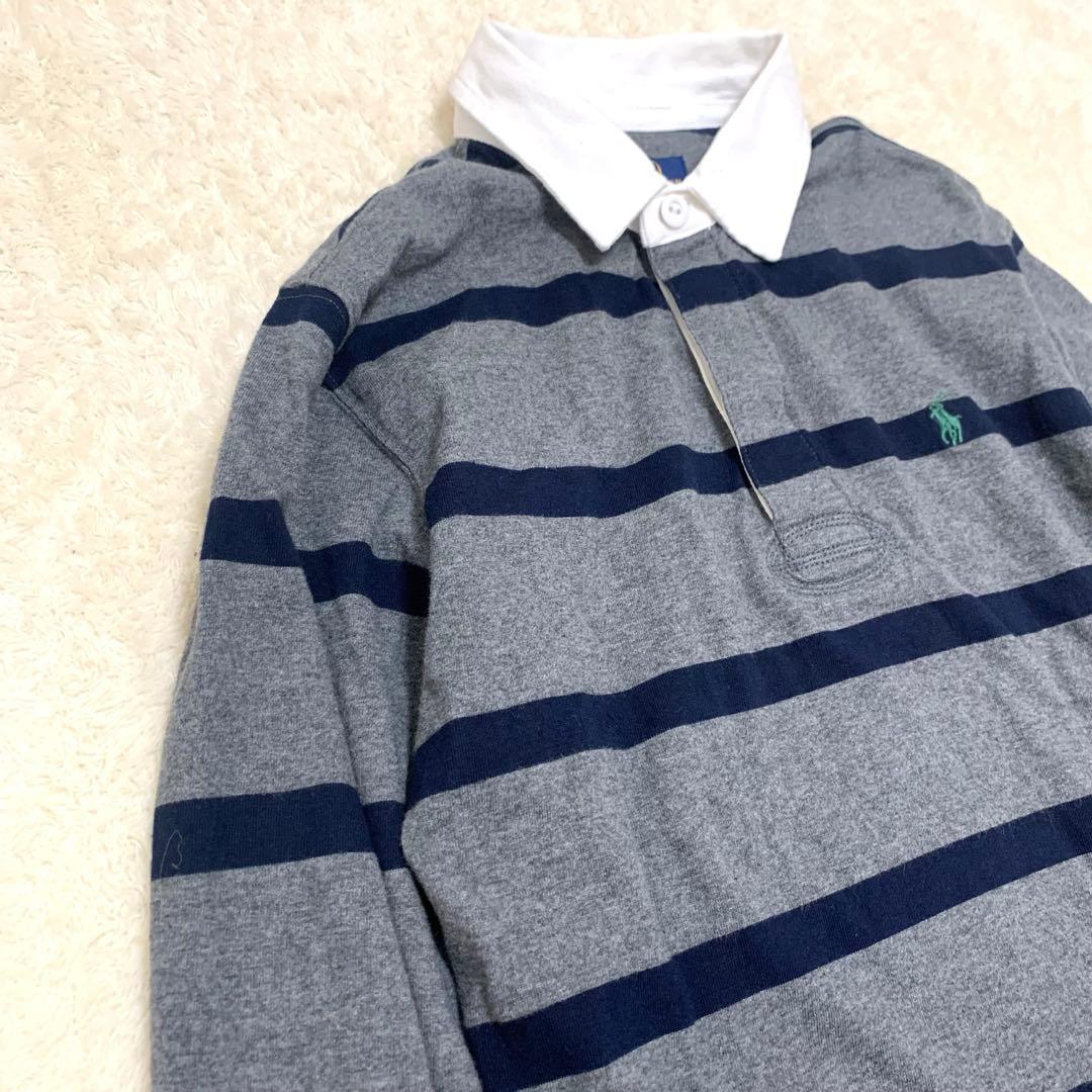 もも様 ポロラルフローレン ポロシャツ ラガーシャツ 長袖 ボーダー