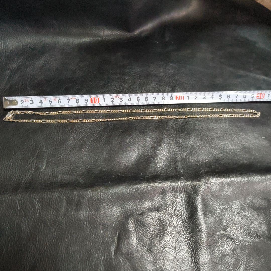 シルバー925 フィガロチェーン ネックレス 約60cm 15.3g