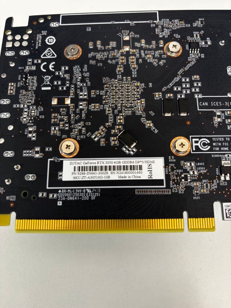 グラフィックボード・グラボ・ビデオカード RTX3050 6GB