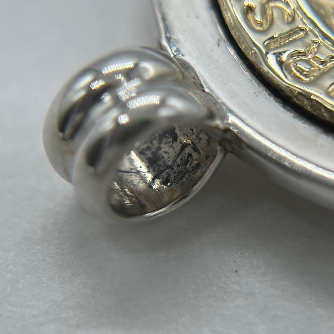 ティファニー TIFFANY セントクリストファーネックレストップ コンビ