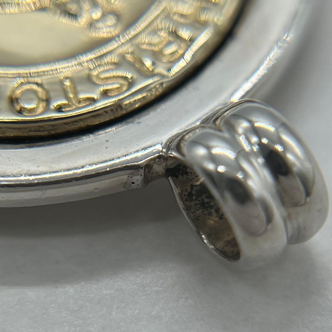 ティファニー TIFFANY セントクリストファーネックレストップ コンビ