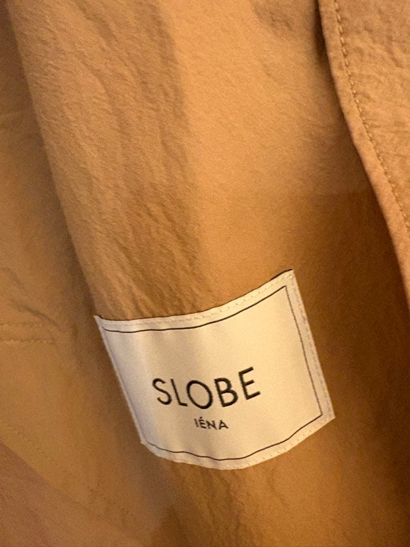 【現行品】SLOBE IENA コットンニュアンス　トレンチコート