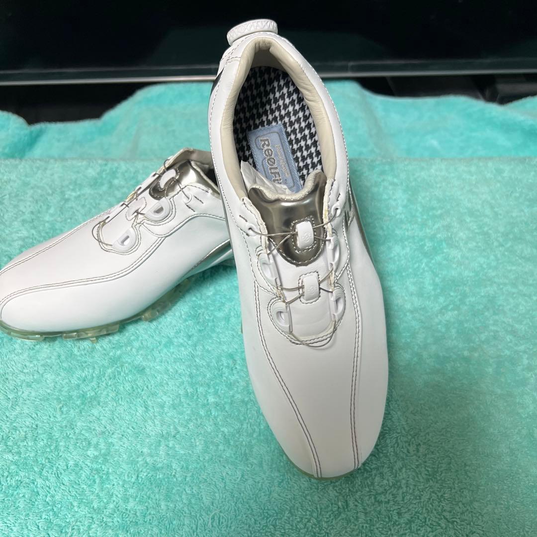 未使用❗️ FJ ゴルフシューズ BOA 24cm ホワイト レザー【56】