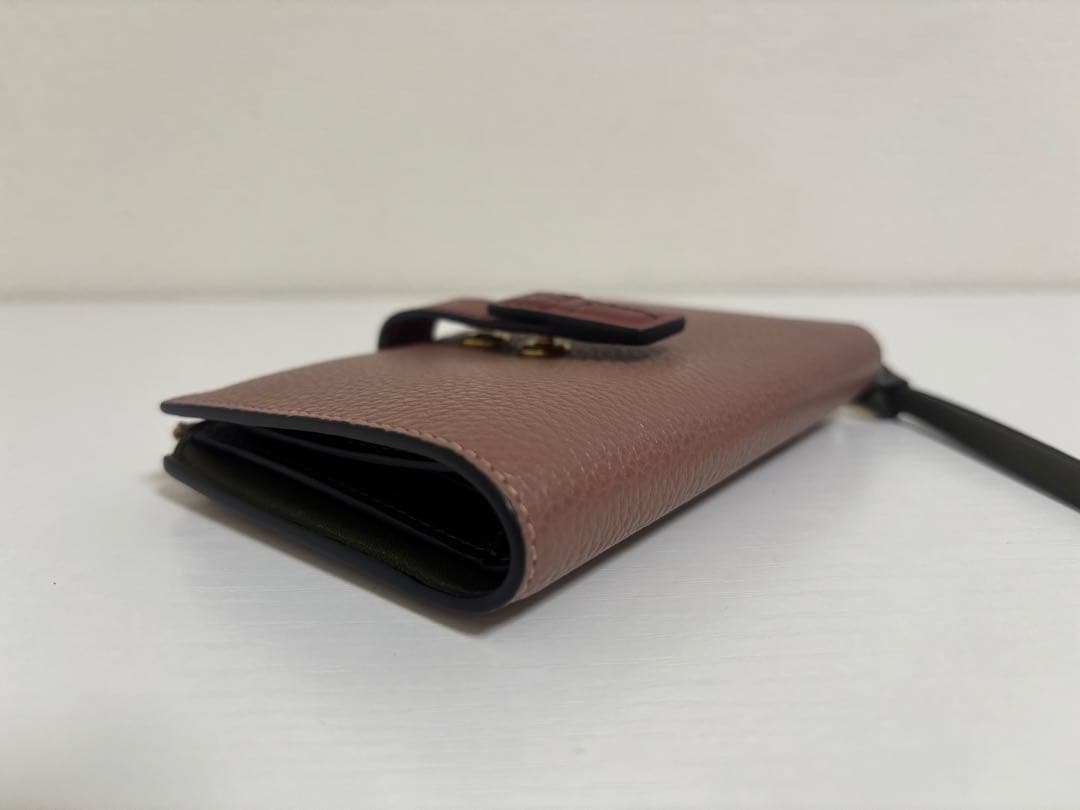 未使用 LOEWE ロエベ アナグラム ピンク 二つ折り財布