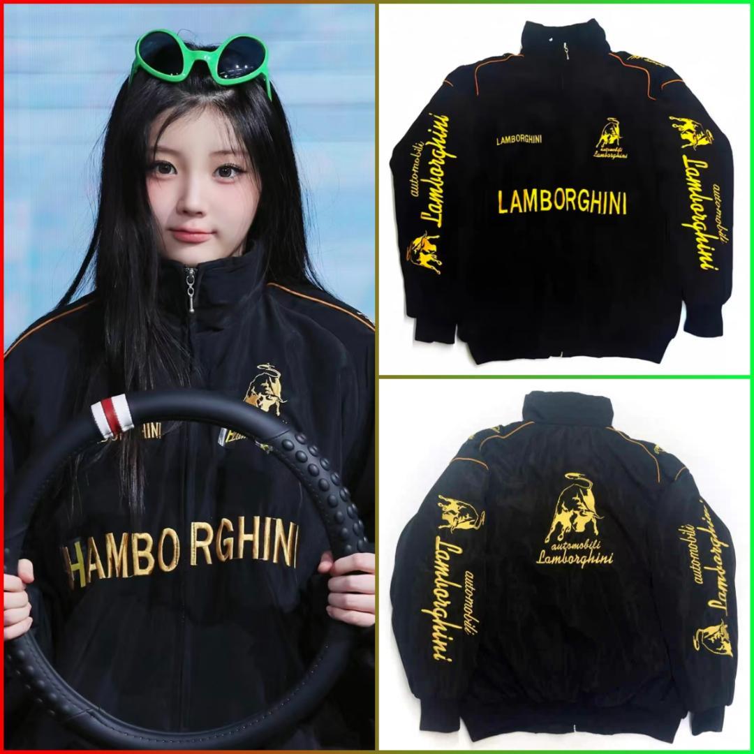 LAMBORGHINI F1 レーシングジャケットブルゾン 刺繍　中綿 男女兼用