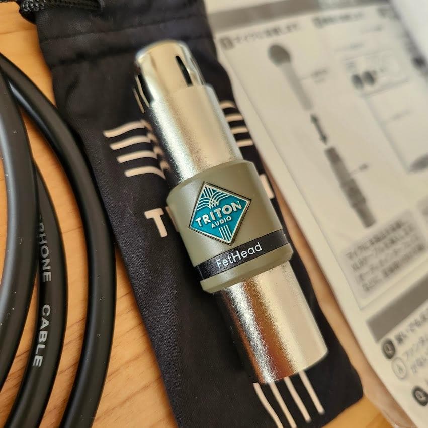 XLRケーブル付！ TRITON AUDIO FetHead マイクプリアンプ
