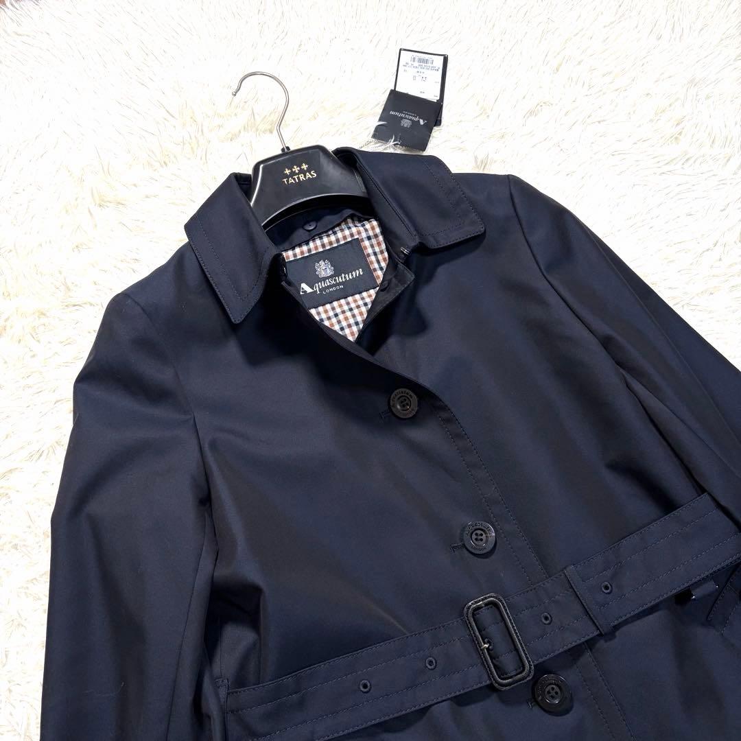 【新品】Aquascutum トレンチ ベルト ライナー 日本製 ネイビー 10