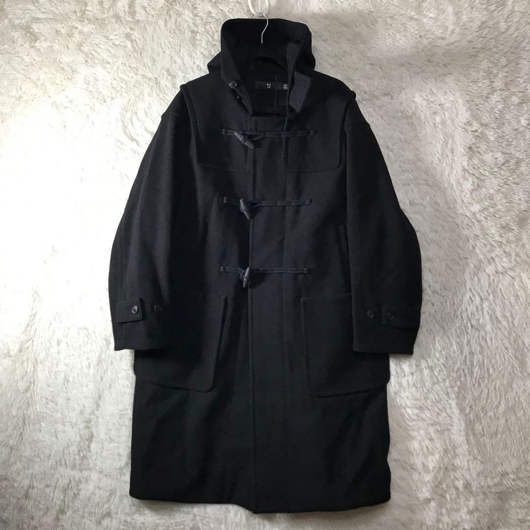 美品 ユニクロ プラスジェイ ウール オーバーサイズダッフルコート M