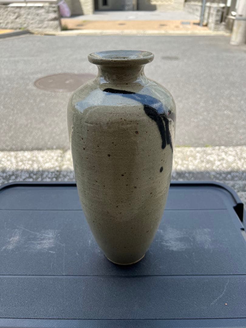 小砂焼 花入 花器 花瓶 陶器 焼物 民藝 壺 昭和レトロ JAPAN