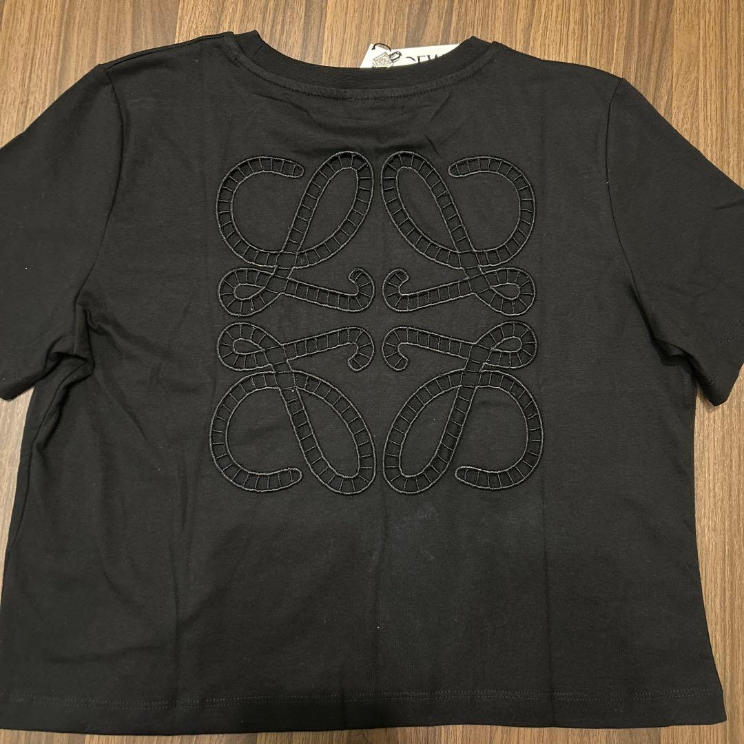 ロエベ　デザイナーTシャツ　ブラック　XL