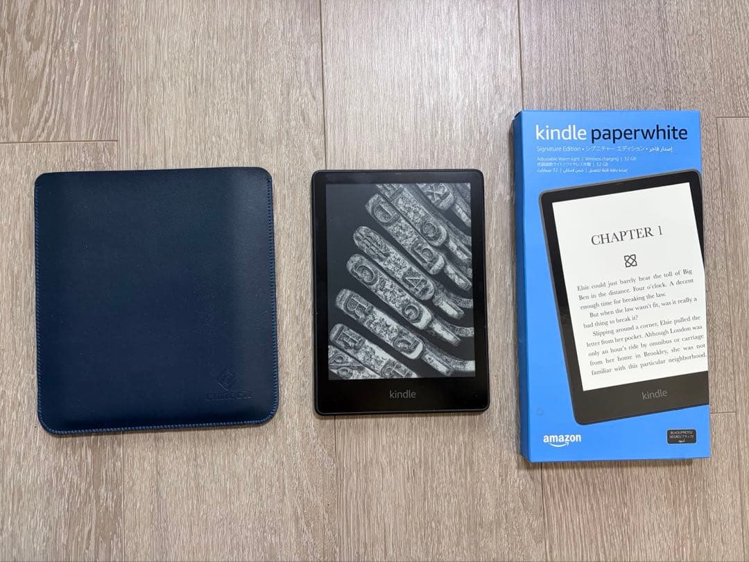 【美品】Kindle PaperWhite 第11世代 32GB レザーケース付