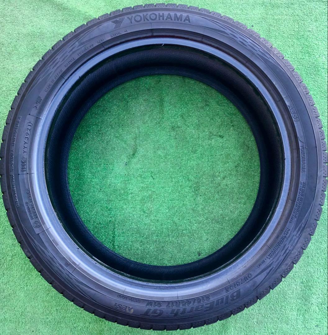 215/45 R17 Yokohama BluEarth-GT ラジアルタイヤ
