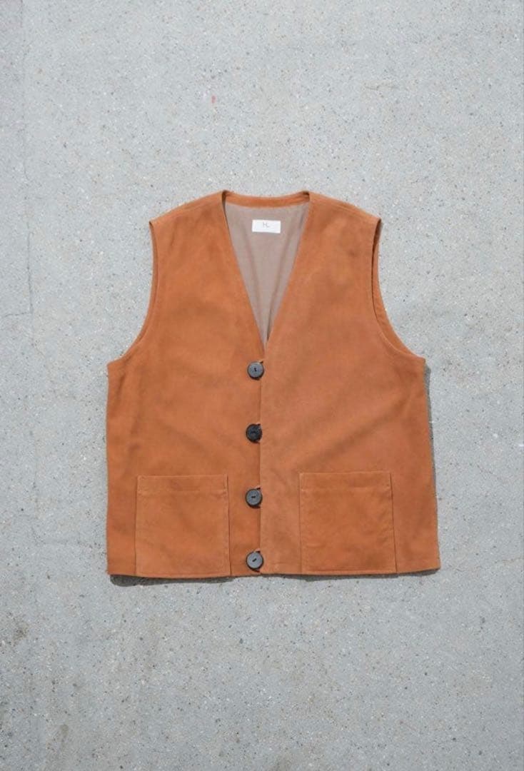HERILL GOATSUEDE VEST レザーベスト