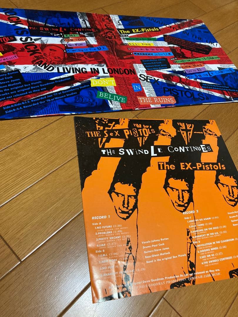 【貴重】Sex Pistols セックスピストルズ/国内盤　ピクチャー【2LP】