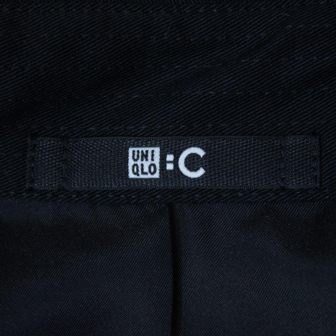 新品 UNIQLO:C ユニクロシー トレンチコート+ ブラック 3XL