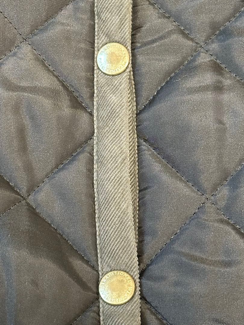 Traditional Weatherwear ノーカラーキルティング　ロング