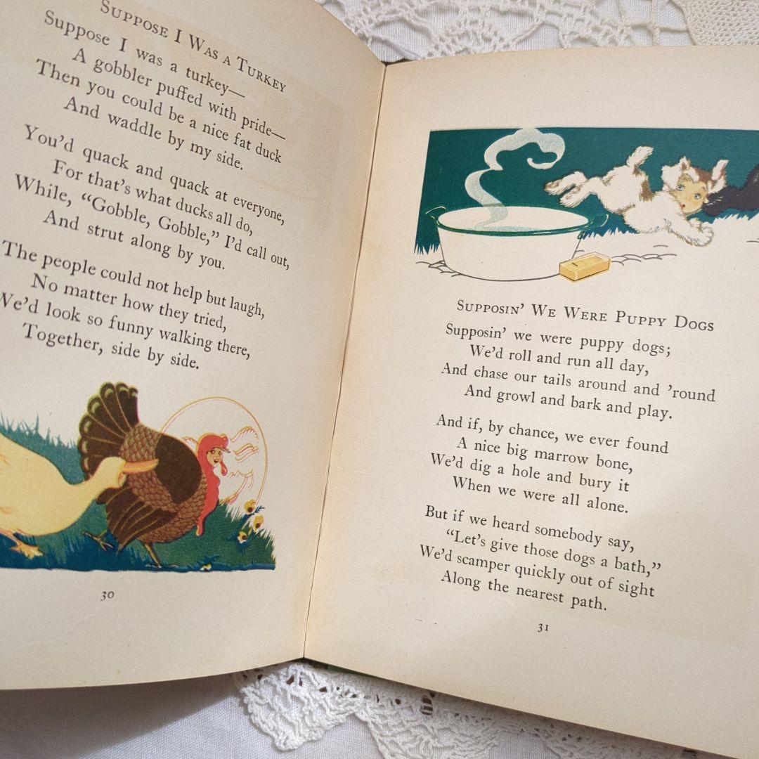 稀少1931アンティーク絵本 初版本 洋書 児童書 ヴィクトリアン ヴンテージ