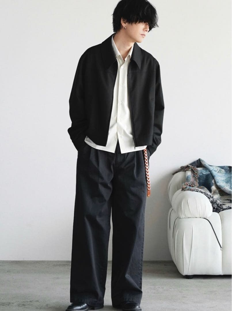 完売　TECH WOOL GABARDINE ZIP BLOUSON Mサイズ