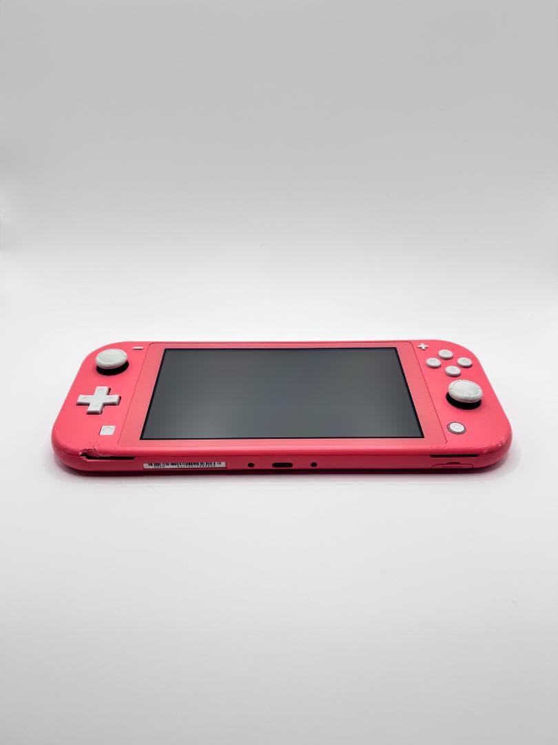 Switch Lite 本体 充電器 箱 コーラル 動作確認済 #218