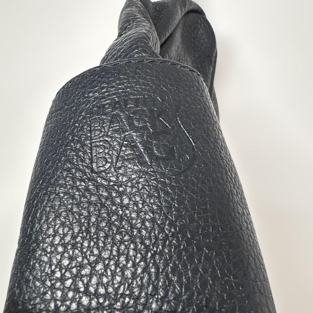 ミケ様AmeriBag HEALTY BACK BAGブラックレザーボディバッグ