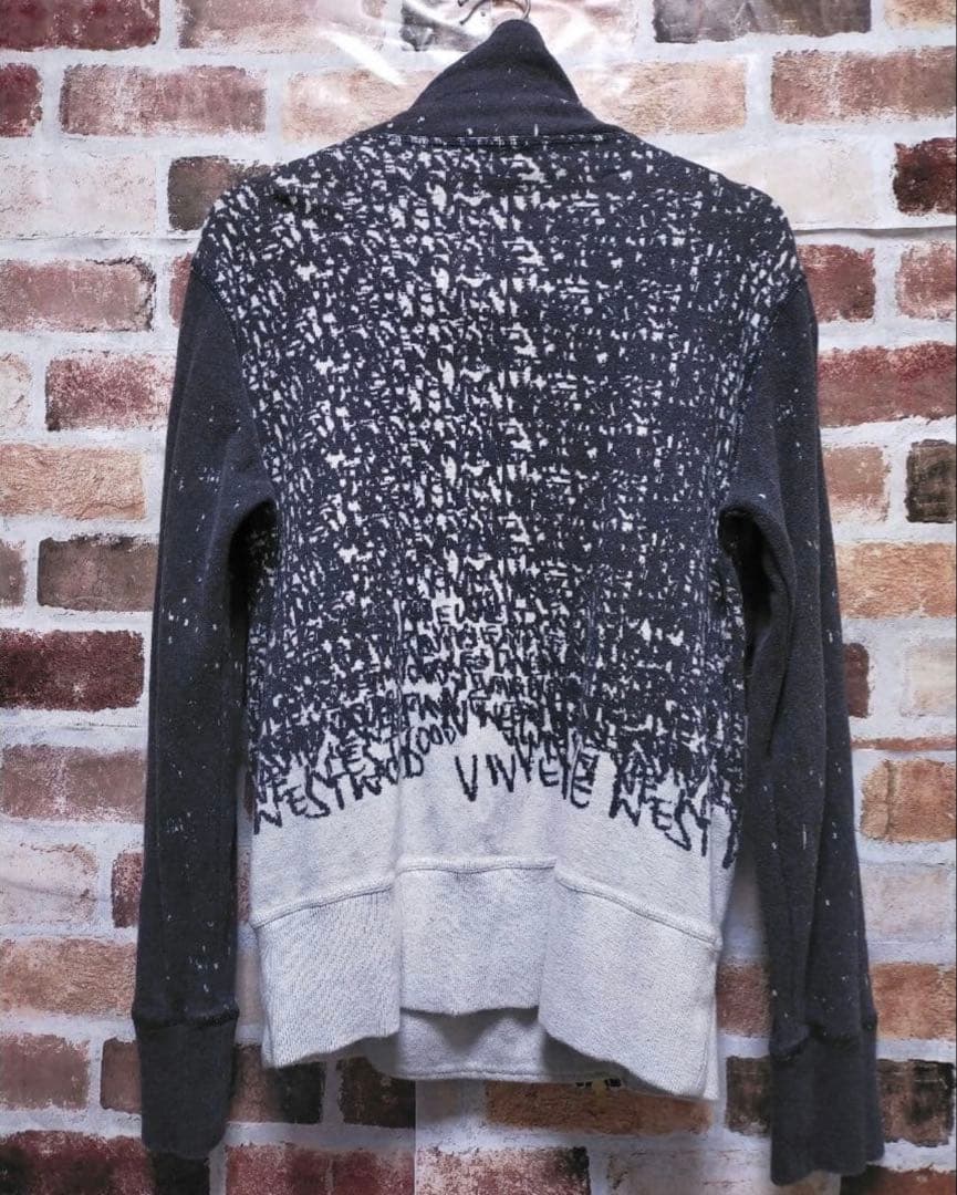 VIVIENNE WESTWOOD MAN 総柄 変形 オーブ ニット ブルゾン